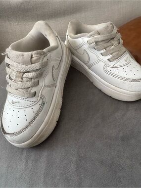 Nike Air Force 1 White Low Sneakers Toddler Size 7C